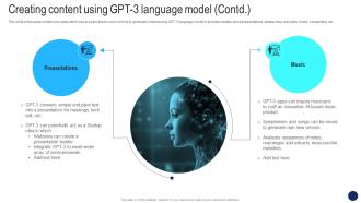 Creating Content Using GPT 3 Beginners Guide To OpenAI GPT 3 Language Model ChatGPT SS V Image Impressive