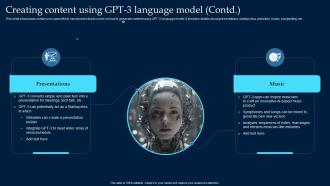 Creating Content Using GPT 3 Language Model What Is GPT 3 Everything You Need ChatGPT SS Informative Multipurpose