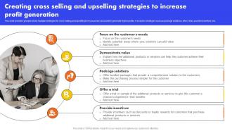 Creating Cross Selling And Upselling Strategies To Increase Analyzing And Managing Strategy SS V