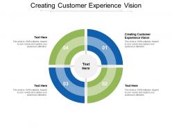 Creating customer experience vision ppt powerpoint presentation pictures show cpb