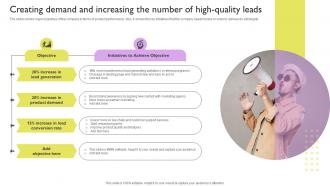 Creating Demand And Increasing The Number Of High Quality Leads Ways To Improve Brand Awareness