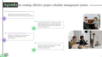 Creating Effective Project Schedule Management System Complete Deck Customizable Interactive