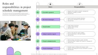 Creating Effective Project Schedule Management System Complete Deck Pre-designed Visual