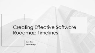 Creating Effective Software Roadmap Timelines PPT Outline AT