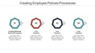 Creating employee policies procedures ppt powerpoint presentation topics cpb