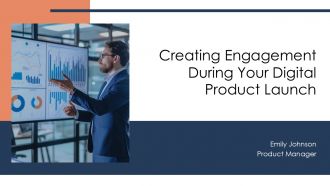 Creating Engagement During Your Digital Product Launch PPT Mockup AT