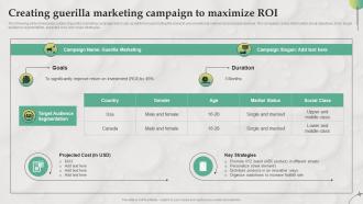 Creating Guerilla Marketing Campaign B2B Marketing Strategies For Service MKT SS V