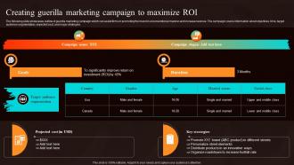 Creating Guerilla Marketing Campaign Marketing Strategies For Start Up Business MKT SS V