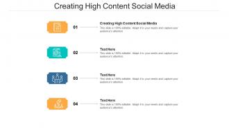Creating high content social media ppt powerpoint presentation pictures maker cpb