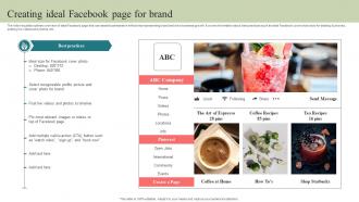 Creating Ideal Facebook Page For Brand Step By Step Guide To Develop Strategy SS V