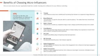 Creating influencer marketing strategy benefits of choosing micro influencers
