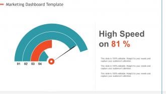 Creating influencer marketing strategy marketing dashboard template