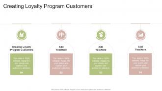Creating Loyalty Program Customers In Powerpoint And Google Slides Cpb