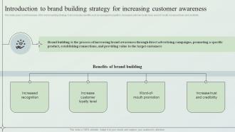 Creating Market Leading Brands Introduction To Brand Building Strategy For Increasing Customer Awareness