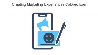 Creating Marketing Experiences Colored Icon In Powerpoint Pptx Png And Editable Eps Format