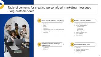 Creating Personalized Marketing Messages Using Customer Data Powerpoint Presentation Slides MKT CD V Best