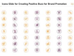 Creating positive buzz for brand promotion powerpoint presentation slides