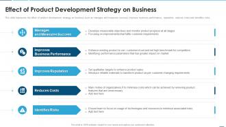 Creating product development strategy effect of product development strategy on business