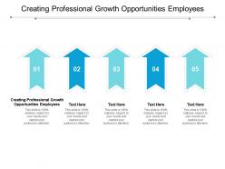 Creating professional growth opportunities employees ppt powerpoint presentation styles backgrounds cpb
