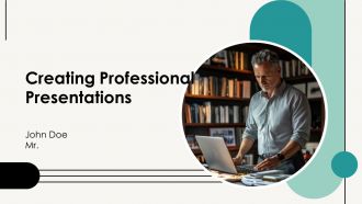Creating Professional Presentations PPT Template AT