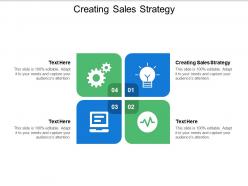 Creating sales strategy ppt powerpoint presentation ideas outline cpb