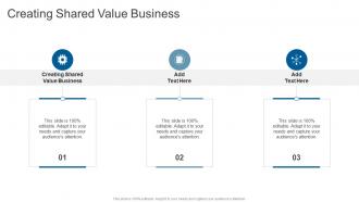 Creating Shared Value Business In Powerpoint And Google Slides Cpb