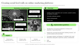 Creating Social Feed Walls On Online Effective Integrated Marketing Tactics MKT SS V