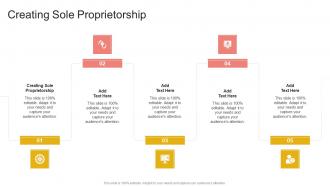 Creating Sole Proprietorship In Powerpoint And Google Slides Cpb