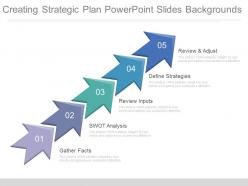 Creating strategic plan powerpoint slides backgrounds