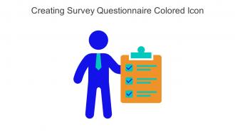Creating Survey Questionnaire Colored Icon In Powerpoint Pptx Png And Editable Eps Format