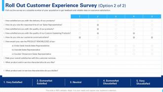 Creating the best customer experience cx strategy roll out customer experience survey