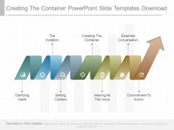 Creating the container powerpoint slide templates download