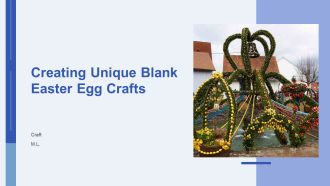 Creating Unique Blank Easter Egg Crafts PPT Sample AT