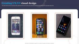 Creating UX UI Visual Design Shopping App Development