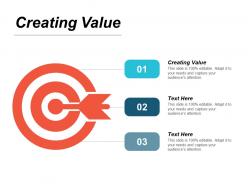 Creating value ppt powerpoint presentation slides shapes cpb