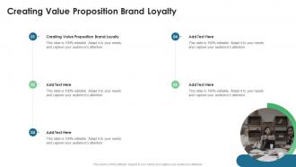 Creating Value Proposition Brand Loyalty In Powerpoint And Google Slides Cpb