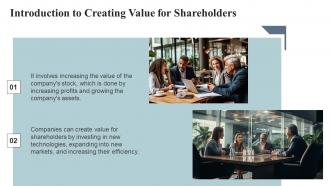 Creating Value Shareholders Powerpoint Presentation And Google Slides ICP Multipurpose Impactful