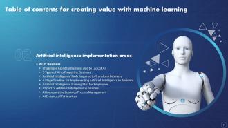 Creating Value With Machine Learning Powerpoint Presentation Slides