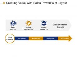 Creating Value With Sales Powerpoint Layout