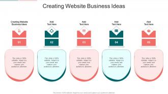 Creating Website Business Ideas In Powerpoint And Google Slides Cpb