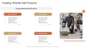 Creating Website Sell Products In Powerpoint And Google Slides Cpb