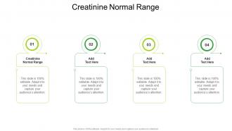 Creatinine Normal Range In Powerpoint And Google Slides Cpb