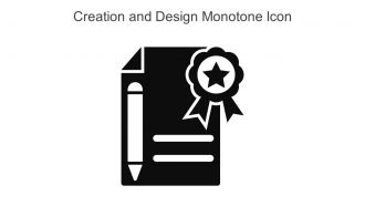 Creation And Design Monotone Icon In Powerpoint Pptx Png And Editable Eps Format