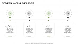 Creation General Partnership In Powerpoint And Google Slides Cpb
