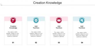 Creation Knowledge In Powerpoint And Google Slides Cpb