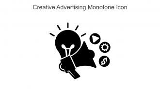 Creative Advertising Monotone Icon In Powerpoint Pptx Png And Editable Eps Format