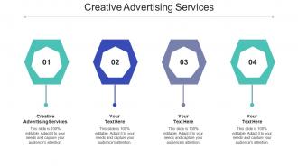 Creative advertising services ppt powerpoint presentation file master slide cpb