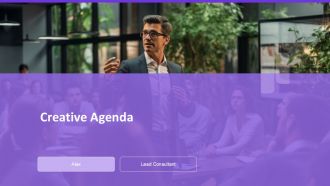 Creative Agenda PPT Structure AT Creative Agenda PPT Structure AT
