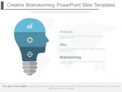 Creative brainstorming powerpoint slide templates