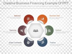 Creative business financing example of ppt